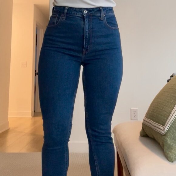 Abercrombie The Skinny High Rise Curve Love, 27/ 4L, Stretch - Picture 2 of 3